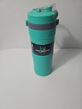 Wellness Foam Insulated Bottle - Teal